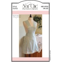 Sew Chic Paper Sewing Pattern Abby Apron
