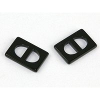 Rectangle Plastic Buckle Black