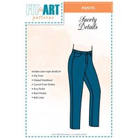 Fit For Art Sporty Details for Eureka Pants that Fit Paper Sewing Pattern