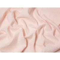 Minerva Core Range Medium Cotton Waffle Fabric Powder Pink