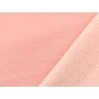 Fur Back Sweatshirt Stretch Knit Fabric Old Rose
