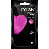 Dylon Hand Wash Fabric Dye - Passion Pink, Pink