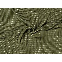 Pleated Chiffon Plisse Fabric Green
