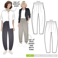 Style Arc Paper Sewing Pattern Bob Pant