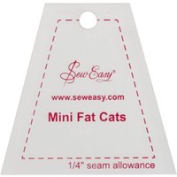 Sew Easy Mini Fat Cats Quilting Template