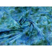 Cotton Batik Fabric Blue