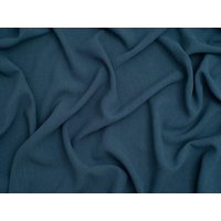 Minerva Core Range Soft Viscose Linen Blend Fabric Steel Blue