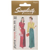 Simplicity Vintage Style Magnet Simplicity Vintage Style Magnet