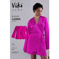 Vikisews Paper Sewing Pattern Laima Blouse