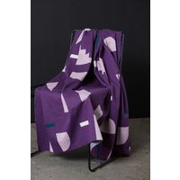 Mind The MAKER Organic Element Jacquard Stretch Knit Fabric Plum