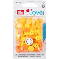 Prym Love Round Snaps Press Fasteners Sunshine