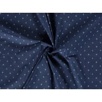 Stretch Woven Denim Fabric Blue