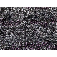 Deadstock Sheer Chiffon Fabric Navy Blue