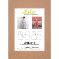 Ikatee Paper Sewing Pattern Kids Violette Dress