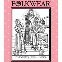 Folkwear Patterns Paper Sewing Pattern Edwardian Bridal Gown