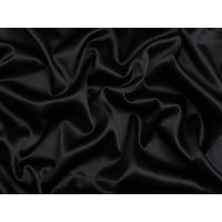 Minerva Core Range Light Stretch Woven Satin Fabric Black