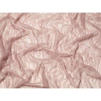 Fine Chantilly Lace Fabric Mauve