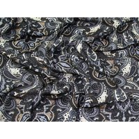 Deadstock Viscose Twill Fabric Brown