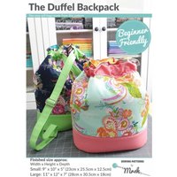 Mrs H Patterns Paper Sewing Pattern The Duffel Backpack