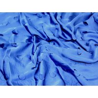 Deadstock Cut Out Charmeuse Silky Satin Fabric Royal Blue