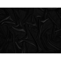 Narrow Rib Velvet Stretch Knit Fabric Black