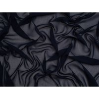 Minerva Core Range Light Sheer Chiffon Fabric Navy Blue