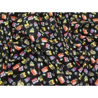 Deadstock 100% Cotton Poplin Fabric Black
