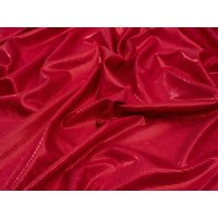 Minerva Core Range Hologram Dot ITY Silky Stretch Knit Fabric Red