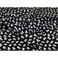 Deadstock 100% Cotton Poplin Fabric Black