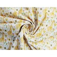 Little Johnny 100% Cotton Fabric Yellow