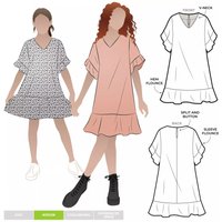Style Arc Paper Sewing Pattern Kids Pixie Dress