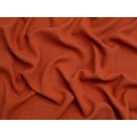 Minerva Core Range Textured Viscose Linen Noil Fabric Rust