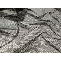 By Annie Stretch Mesh Fabric Black