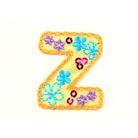 Alphabet Patch Motif (Value Pack of 3) Multicoloured Letter Z