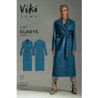 Vikisews Paper Sewing Pattern Gladys Coat
