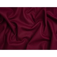 Minerva Core Range Basket Weave Soft Cotton Canvas Fabric Burgundy