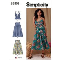 Simplicity Paper Sewing Pattern 9958