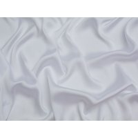 Minerva Core Range Charmeuse Silky Satin Fabric White