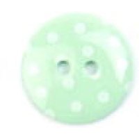 Crendon Polka Dot Round Buttons (Value Pack) Aqua/White