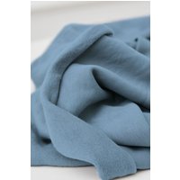 Mind The MAKER Organic Fleece Back Sweatshirt Stretch Knit Fabric Faded Blue