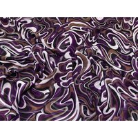 Deadstock Crinkle Sheer Chiffon Fabric Plum