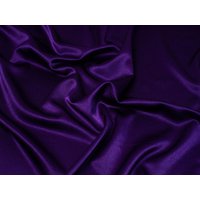 Minerva Core Range Prada Stretch Woven Satin Crepe Fabric Purple