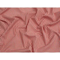 Minerva Core Range 1/8 inch Check Gingham Fabric Rust