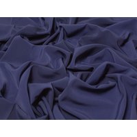 Minerva Core Range Luxury Smooth Crepe Fabric Navy Blue