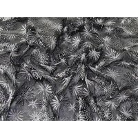 Deadstock Sequin Lace Fabric Black & Silver