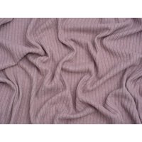 Minerva Core Range Brushed Texture Rib Stretch Knit Fabric Lavender