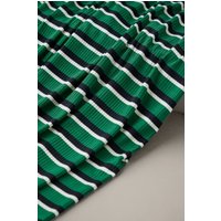 Meet MILK Derby Stripe Tencel Modal Rib Stretch Knit Fabric Frog