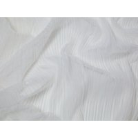 Minerva Core Range Dolce Vita Pleated Tulle Net Fabric White