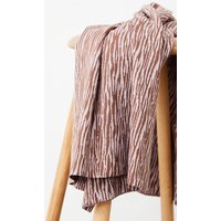 Mind The MAKER Organic Jacquard Textured Stretch Knit Fabric Dusty Brown & Lilac