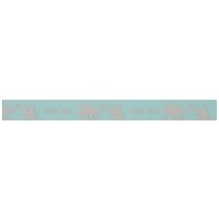 Berisfords Polar Bear Ribbon Beach Blue